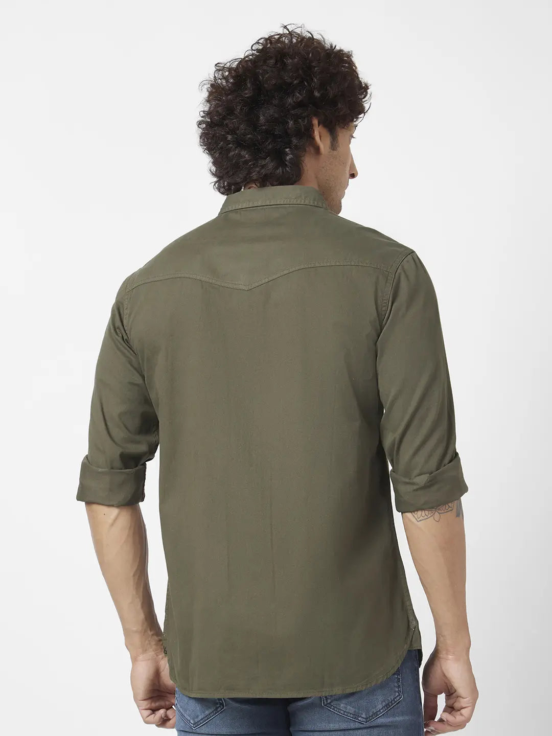Buy Olive Shirts for Men by Andamen Online | Ajio.com